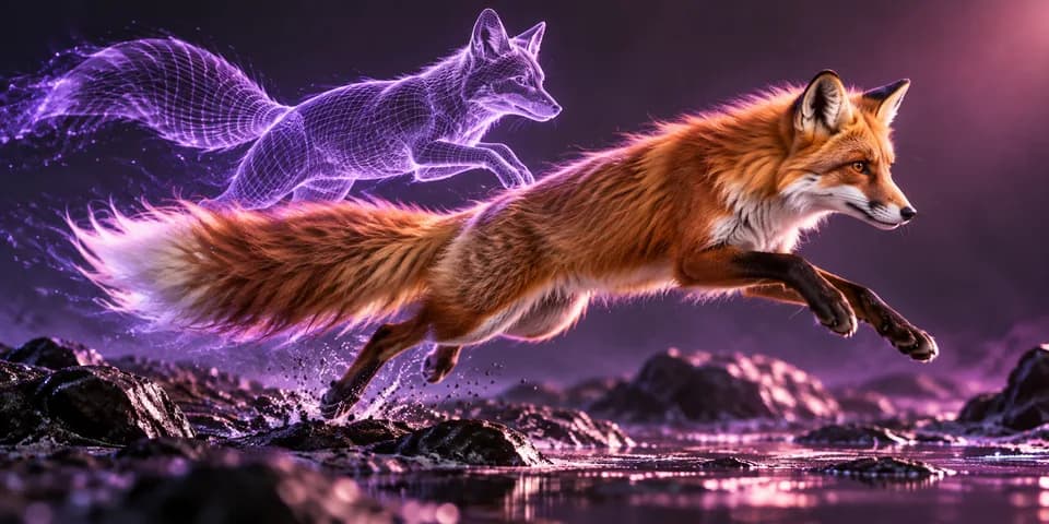 Genjutsu Motion — پوستر مفهومی؛ خروجی واقعی مدل نیست